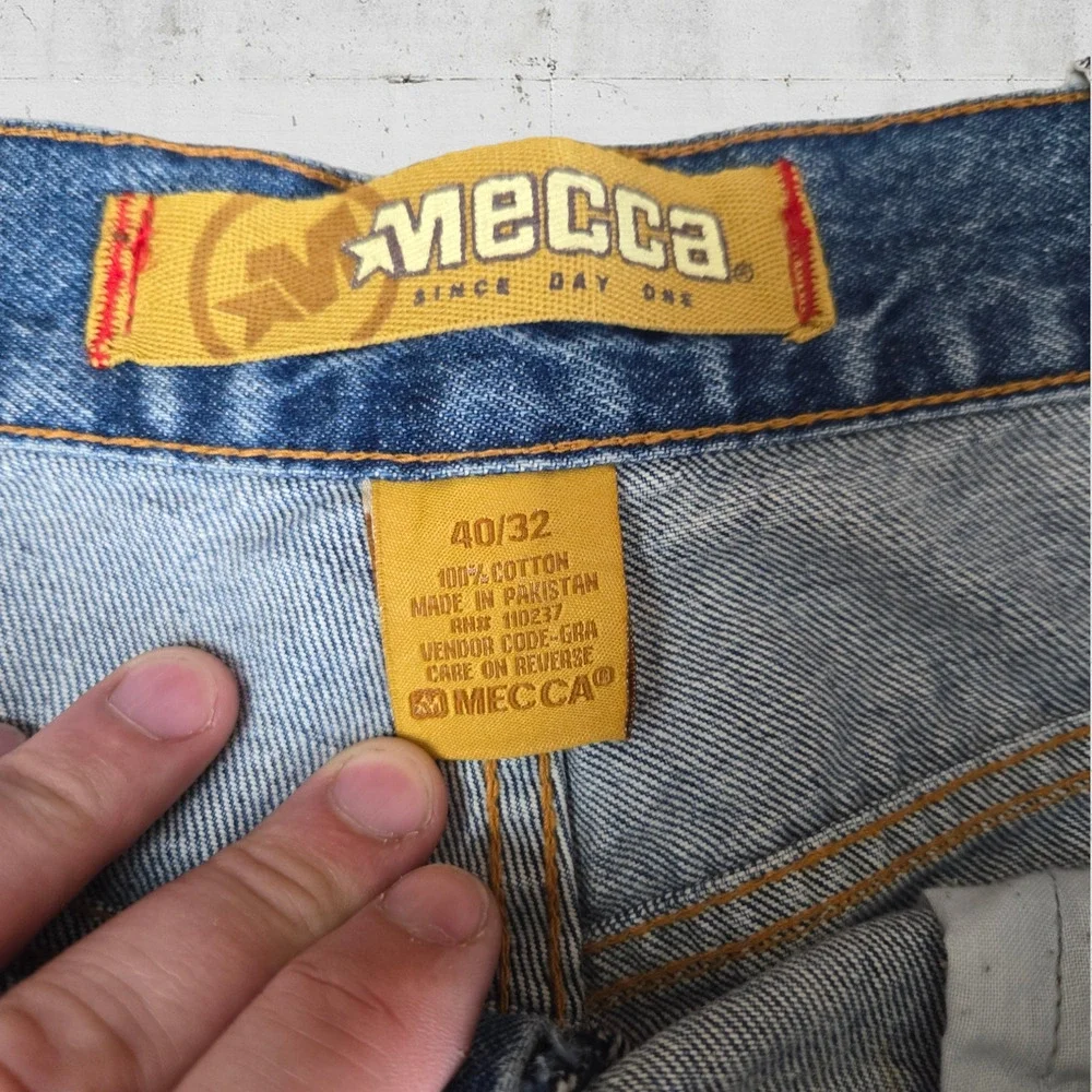 90s Vintage Mecca Medium Wash Regular Fit Bootcut Jeans Size 40 x 32